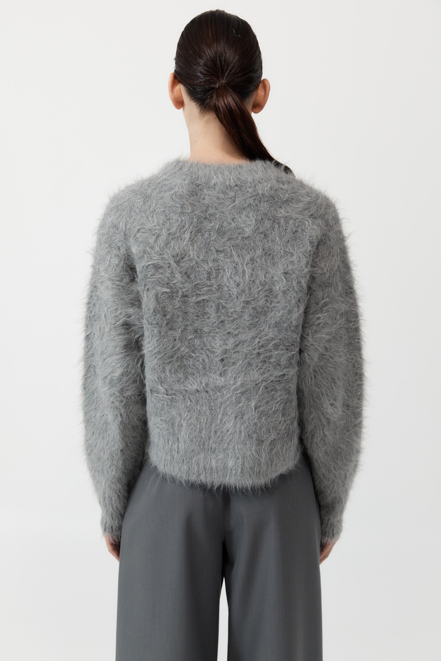 St Agni | Alpaca Sweater - Soft Grey