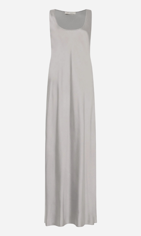 St. Agni | Bias Tank Dress - Silver