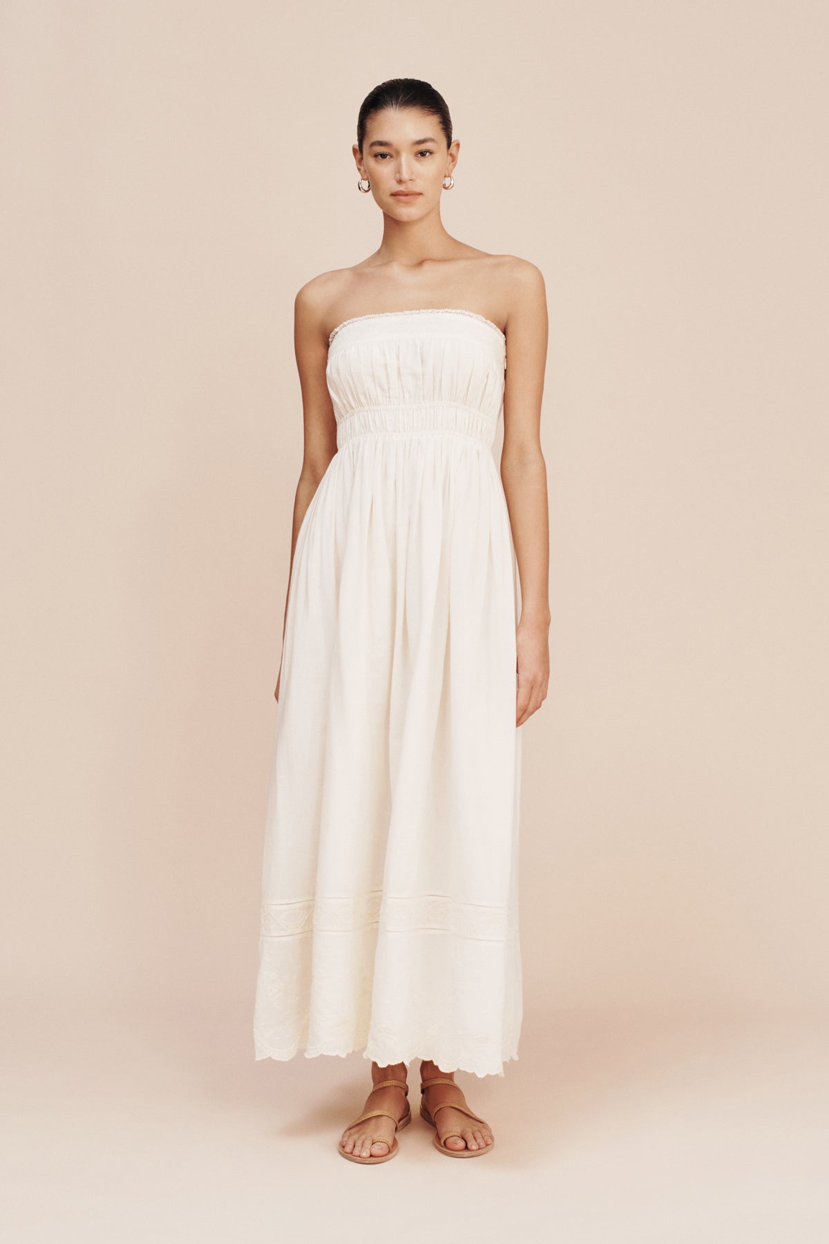 Posse | Mylah Strapless Dress - Cream