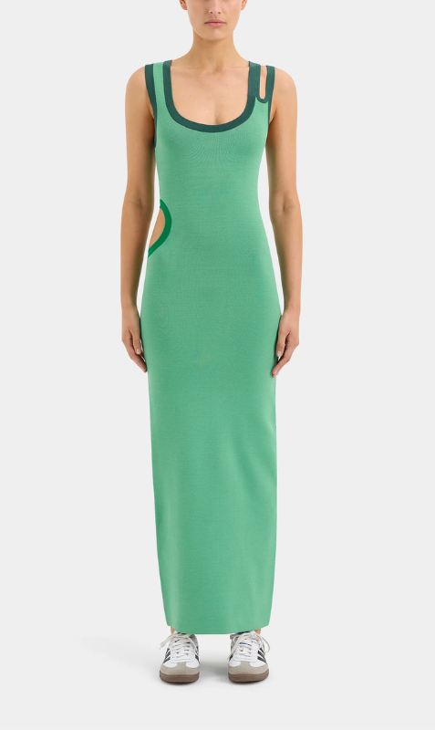 SIR The Label | Salvador Cut Out Dress - Emerald