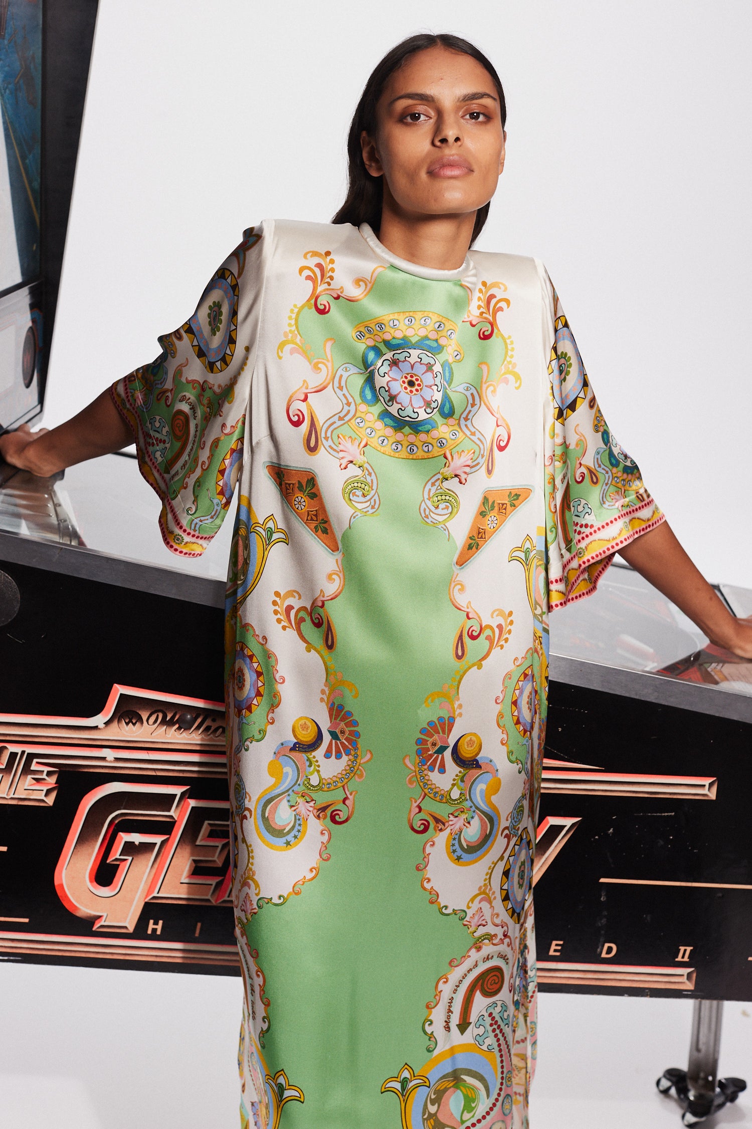 ALEMAIS | Pinball Midi Dress - Print