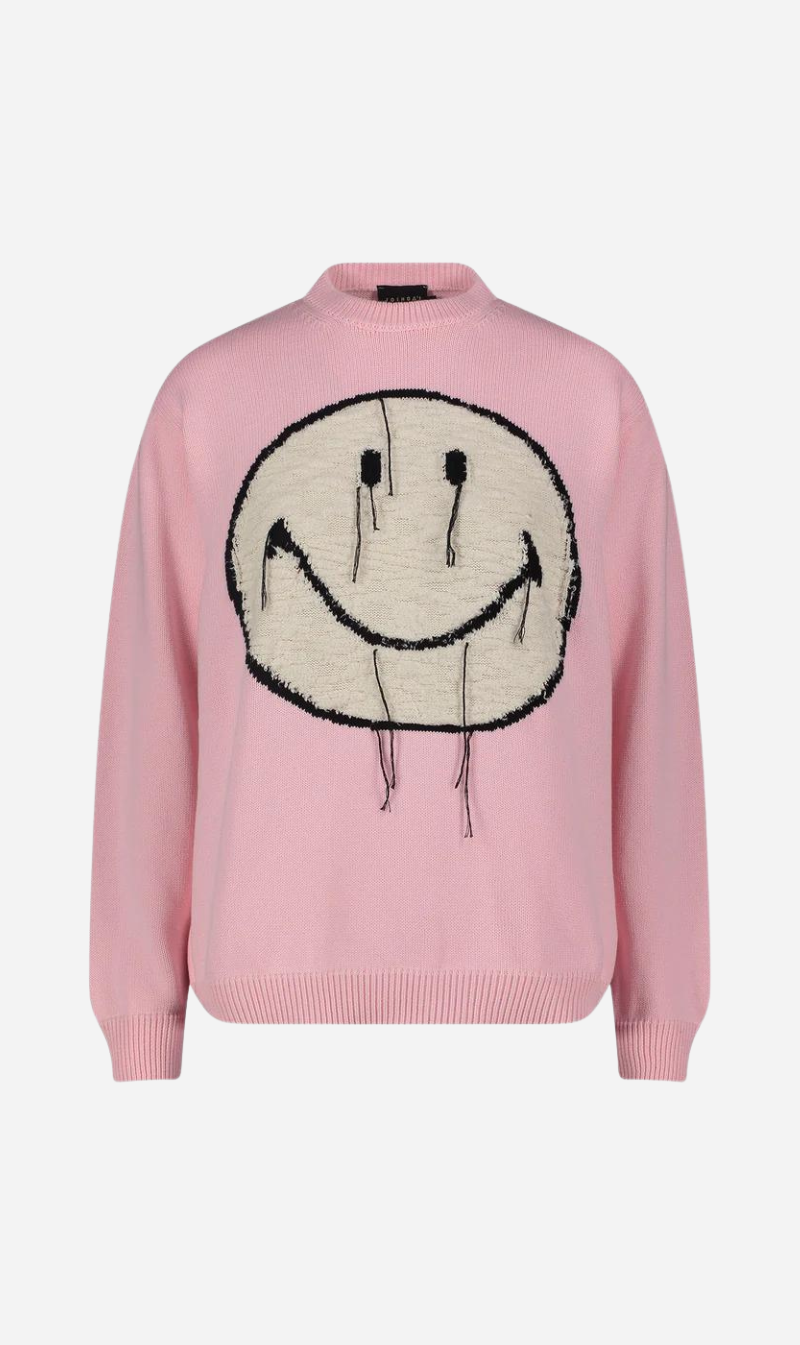Joshua Sanders | Yarned Smile Sweatshirt - Pink