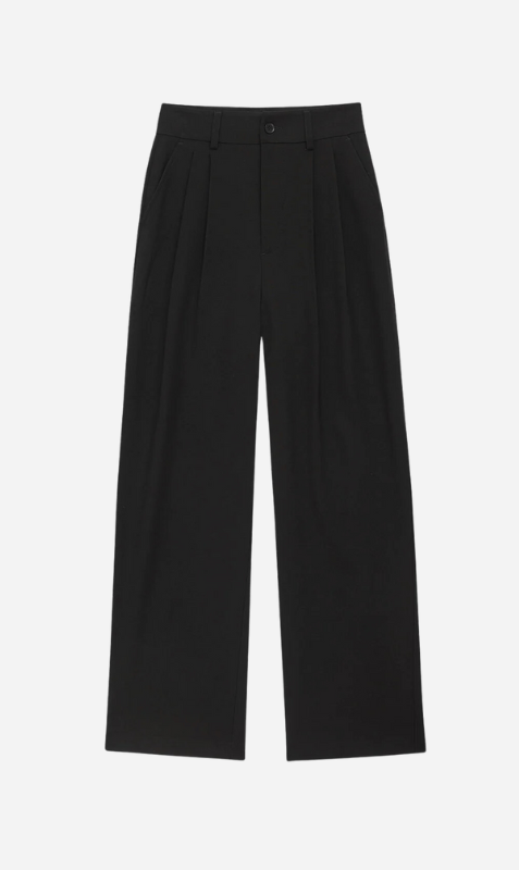 Anine Bing | Carrie Pant - Black Twill