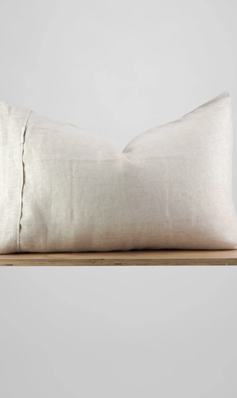 Isle Of Omni | European Linen Pillowcases - Natural
