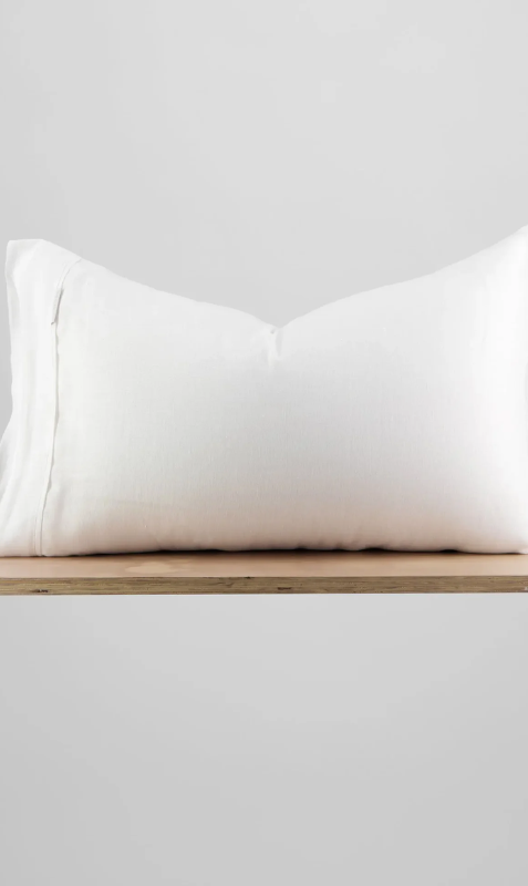 Isle Of Omni | European Linen Pillowcases - White