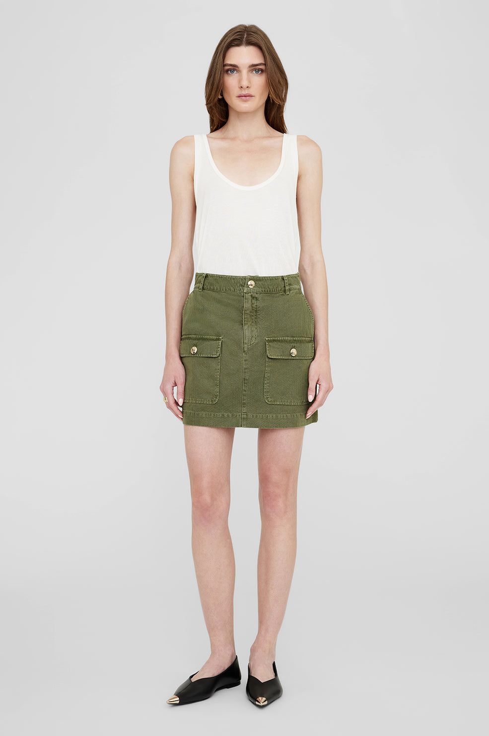 Anine Bing | Aliza Skirt - Army Green