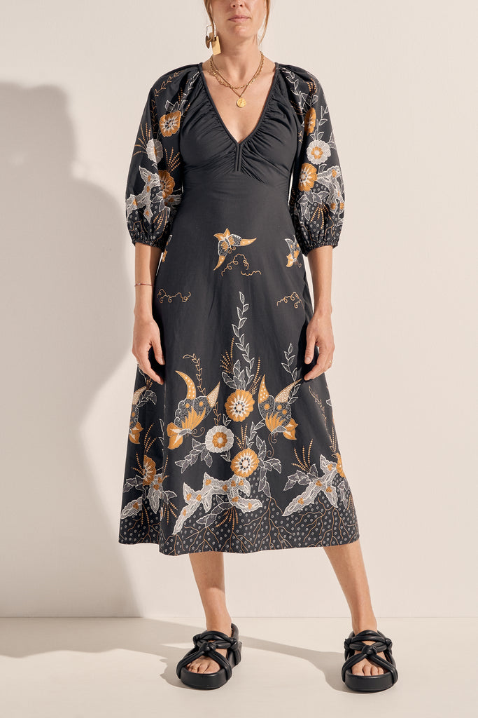 Ilio Nema | Semele Dress - Navy Batik