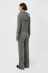 Camilla and Marc | Aneta Velour Hoodie - Agave