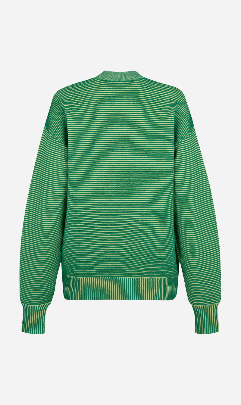 Nagnata | Sonny Crew Neck Sweater - Tropic Green/Lime