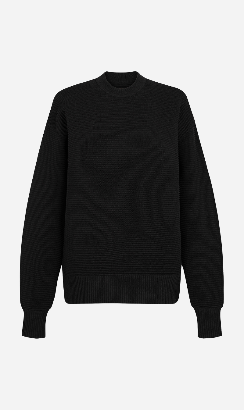 Nagnata | Sonny Crew Neck Sweater - Black