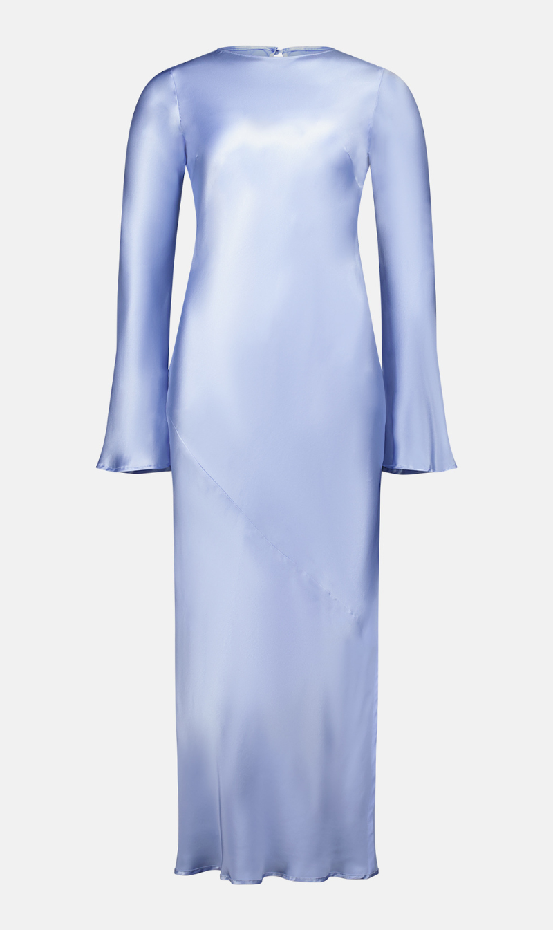 Caitlin Crisp | Aurora Dress - Sky Blue Silk