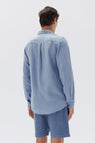 Assembly Label | Casual Linen Shirt - Glacial