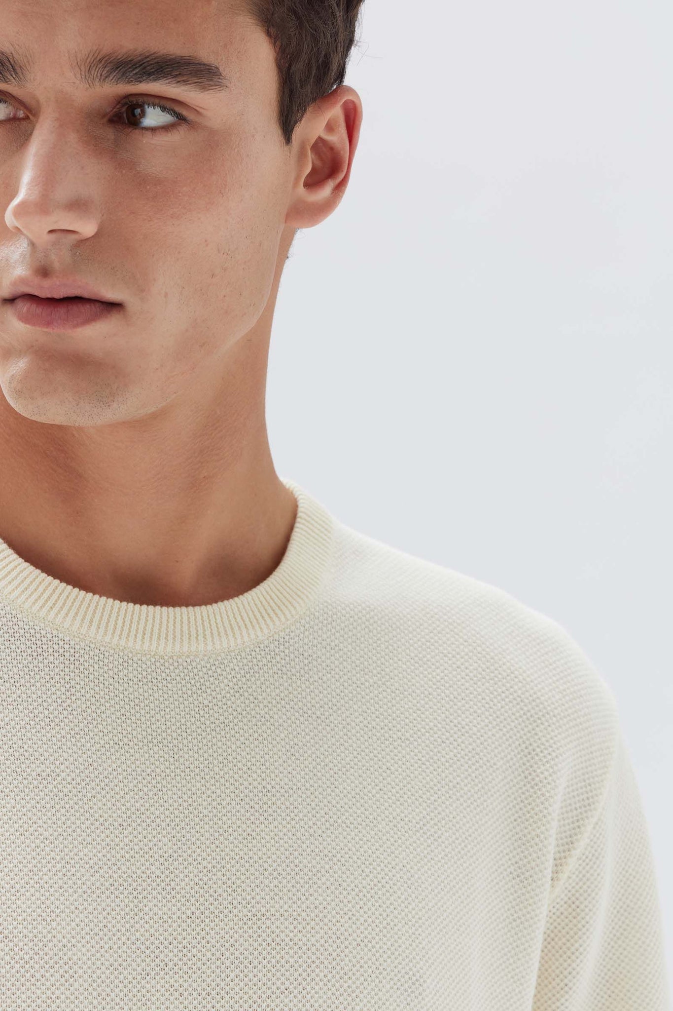 Assembly Label | Pique Short Sleeve Knit - Stone