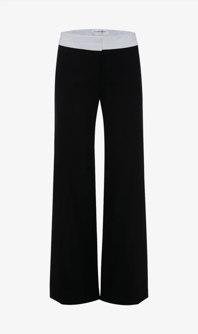 Victoria Beckham | Side Panel Trouser - Black