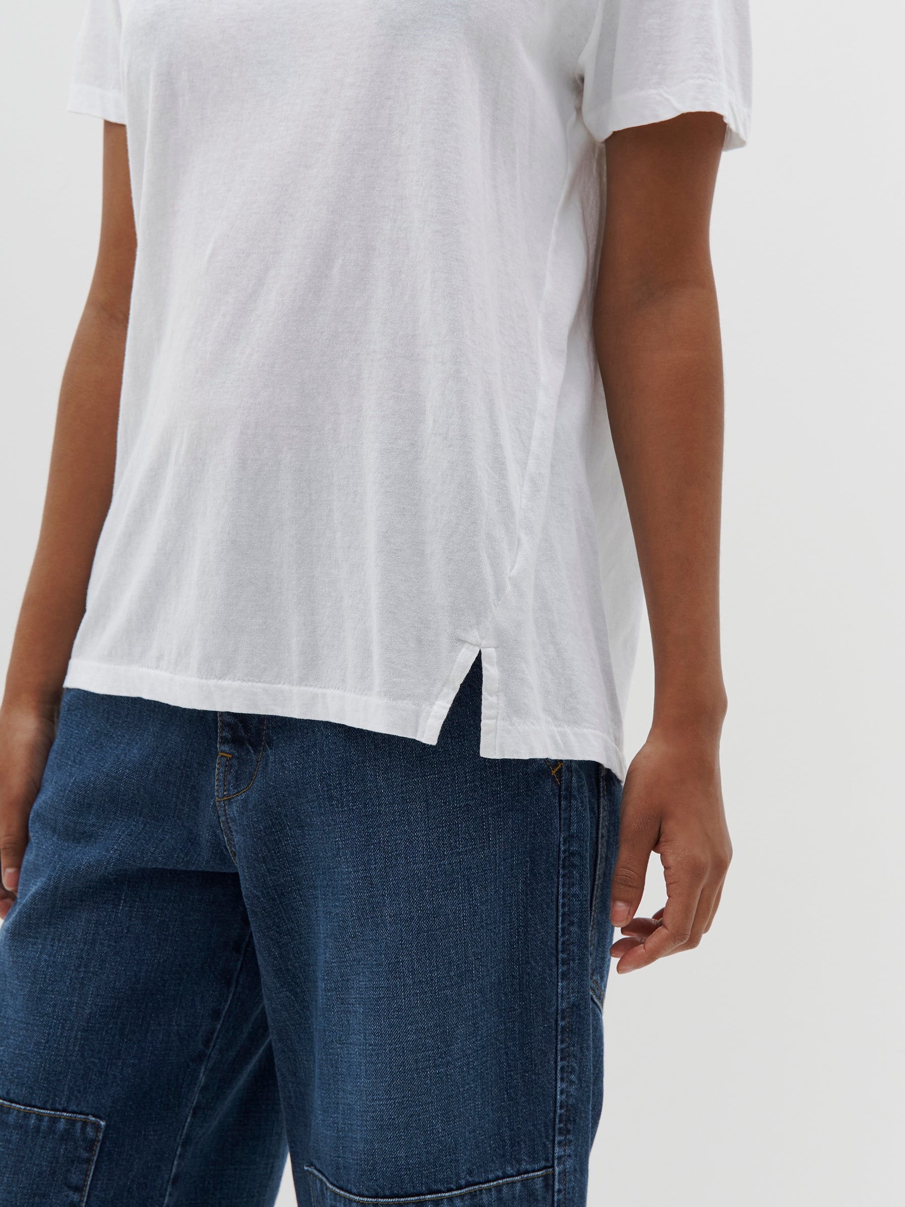 Bassike | Regular Classic Short Sleeve T.Shirt - Off White