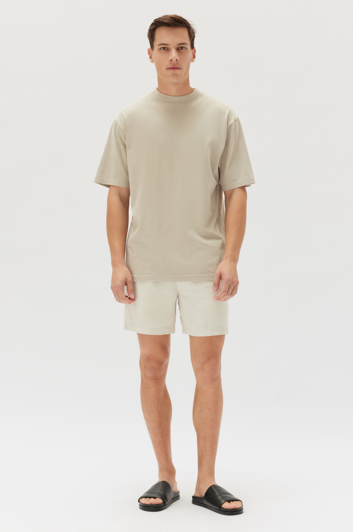 Assembly Label | Organic Oversized Tee - Bisque