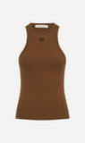 Camilla And Marc | Nora Rib Top - Soft Toffee Brown