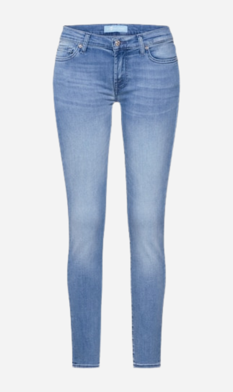 7 For All Mankind | Skinny Crop Mirage - Light Blue