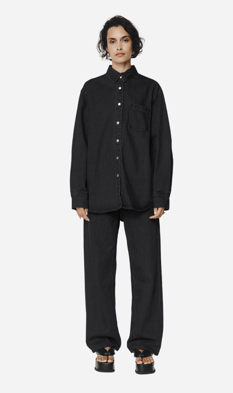 Marle | Alfalfa Shirt - Black