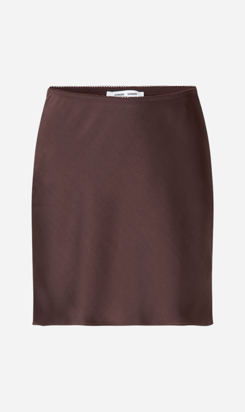Samsoe Samsoe | Saagneta Short Skirt - Brown Stone