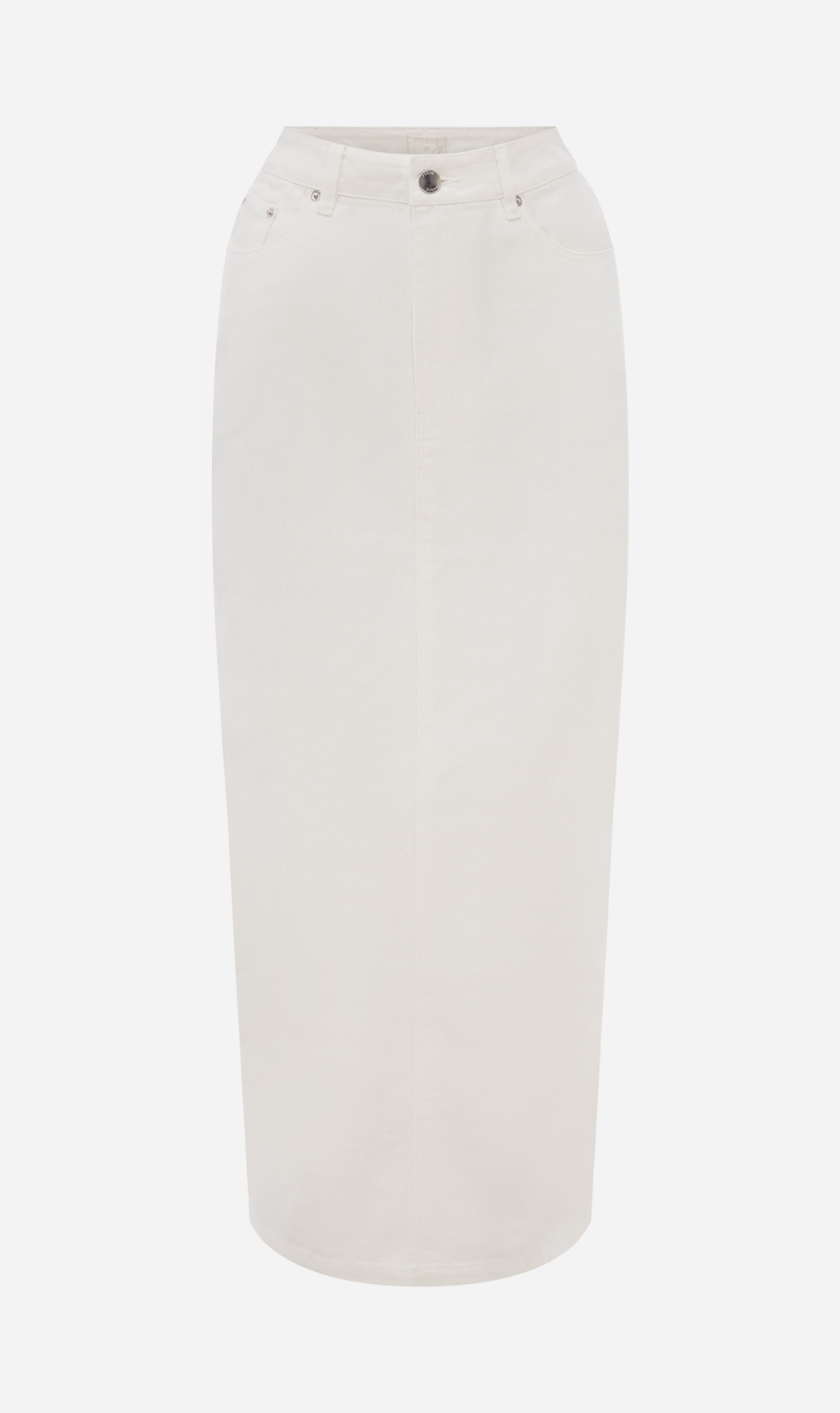 Posse | Harvey Skirt - Vintage White