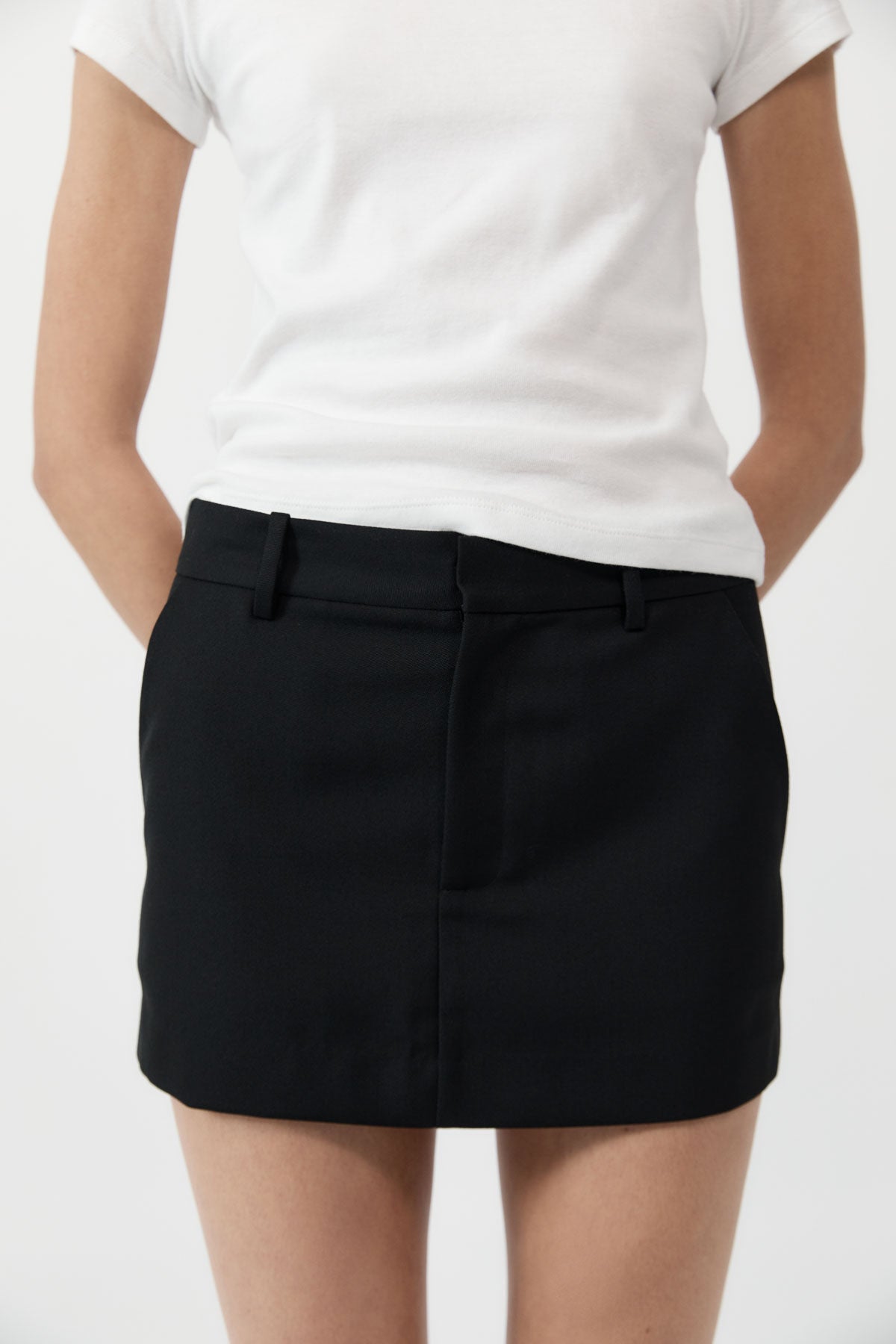 St. Agni | Carter Mini Skirt - Black