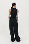 St. Agni | Tailored Linen Pants - Black