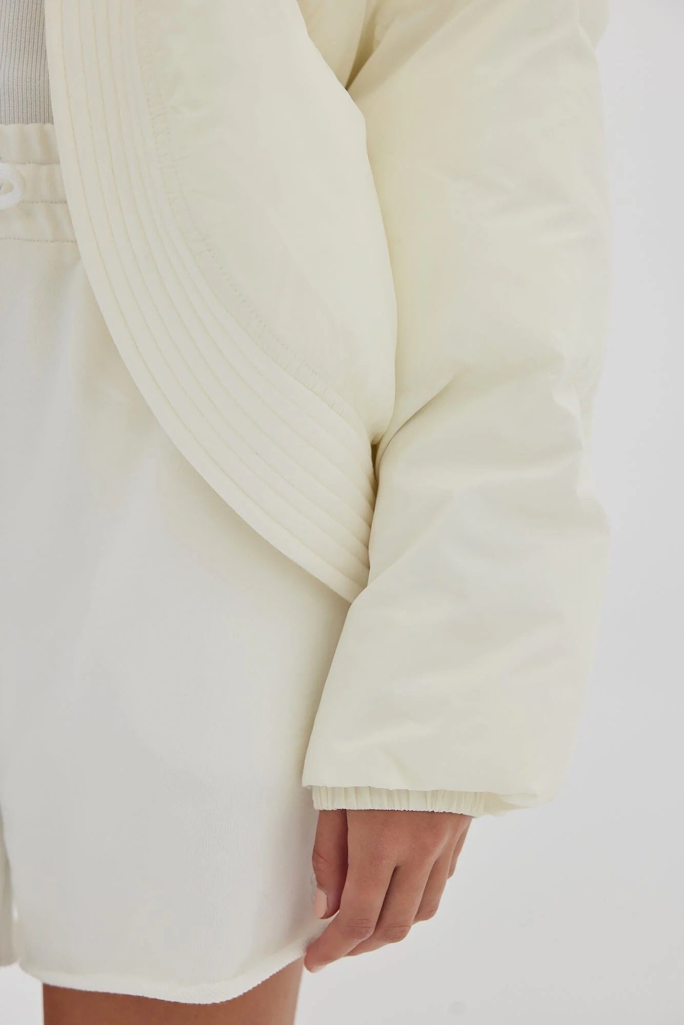Toast Society | Curved Front Puffer - Ivory