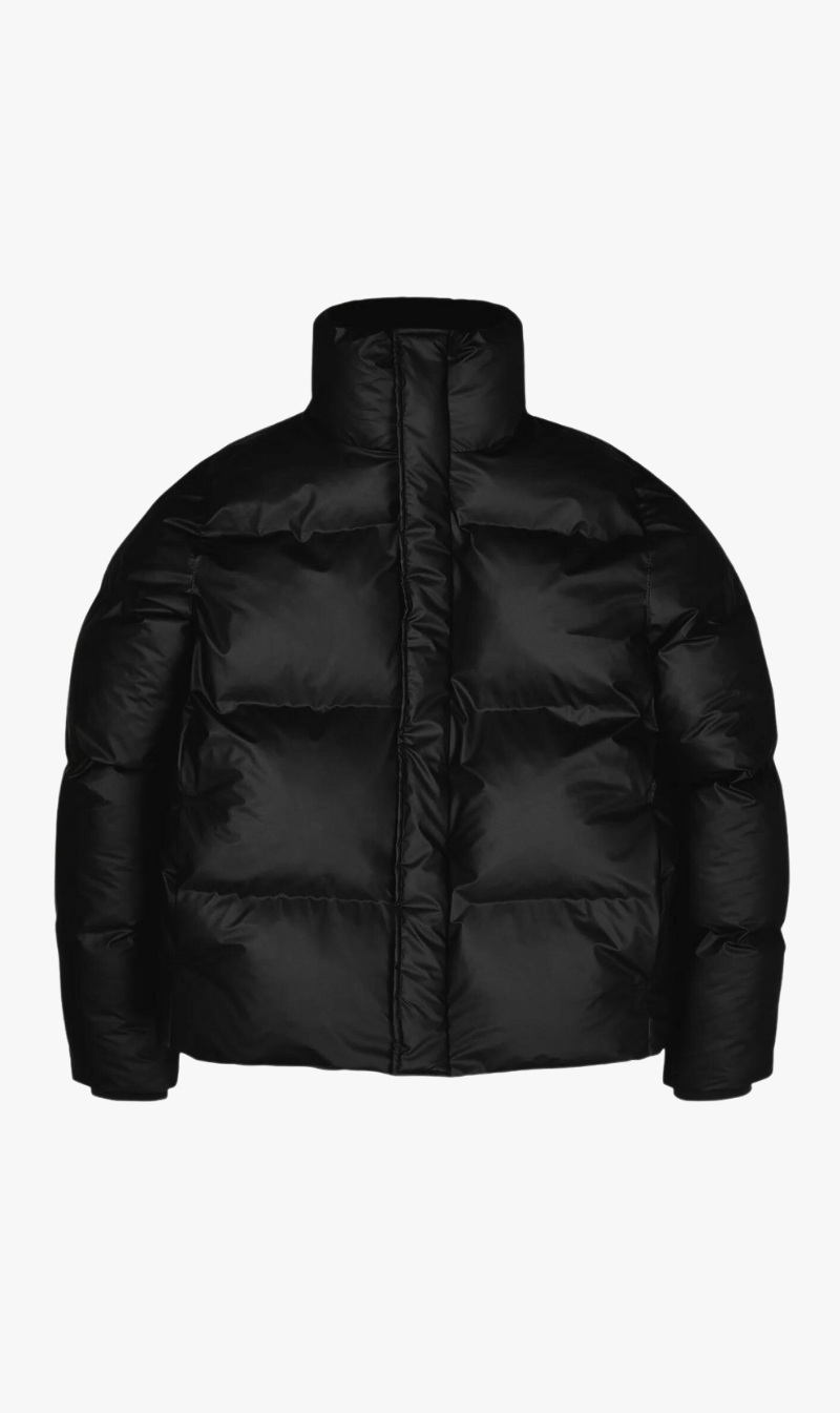 Rains | Boxy Puffer Jacket - Black