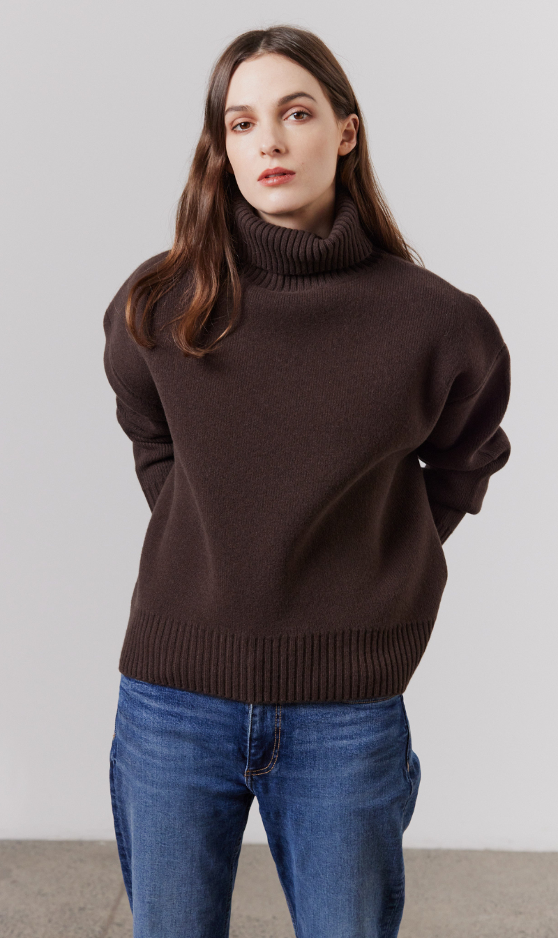 Laing | Nico Oversized Sweater - Chocolate