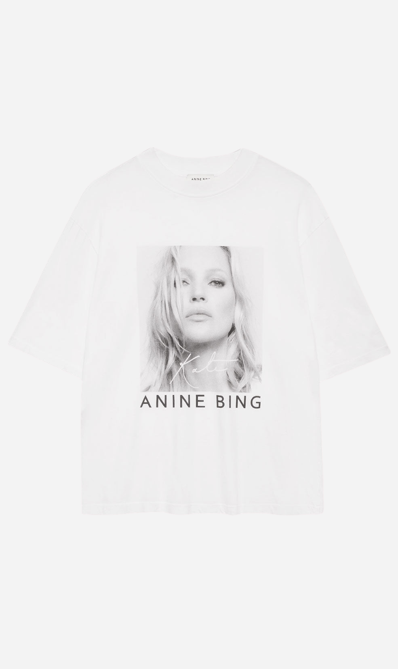 Anine Bing | Avi Tee Kate Moss - White