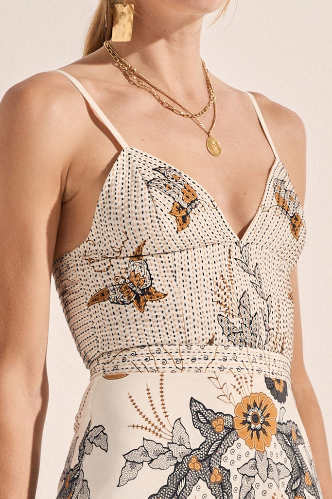 Ilio Nema | Aphrodite Dress - Cream Batik