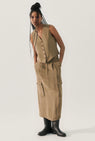 Silk Laundry | Heavy CDC Long Suit Skirt - Cub