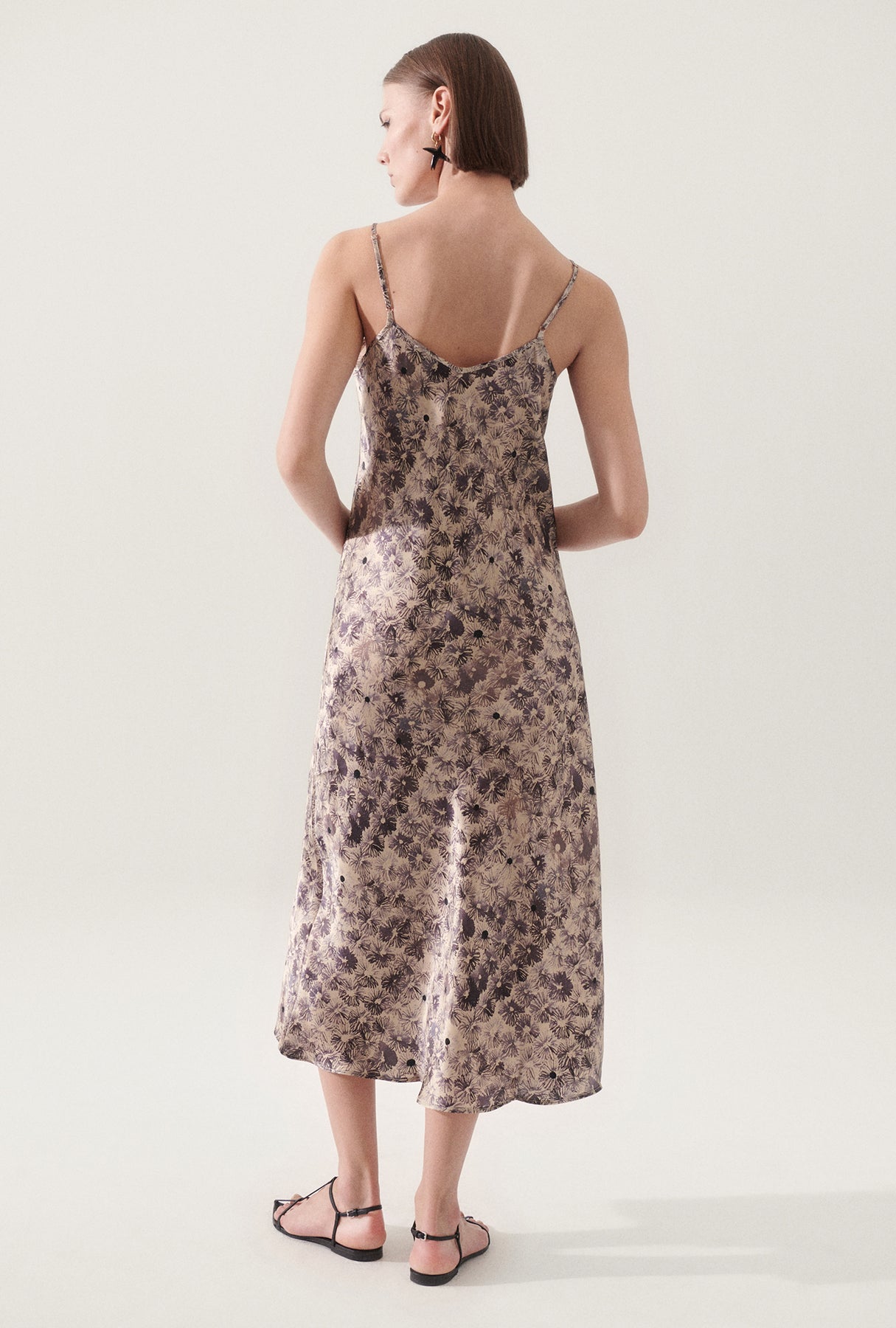 Silk Laundry | 90s Slip Dress - Aster Floral