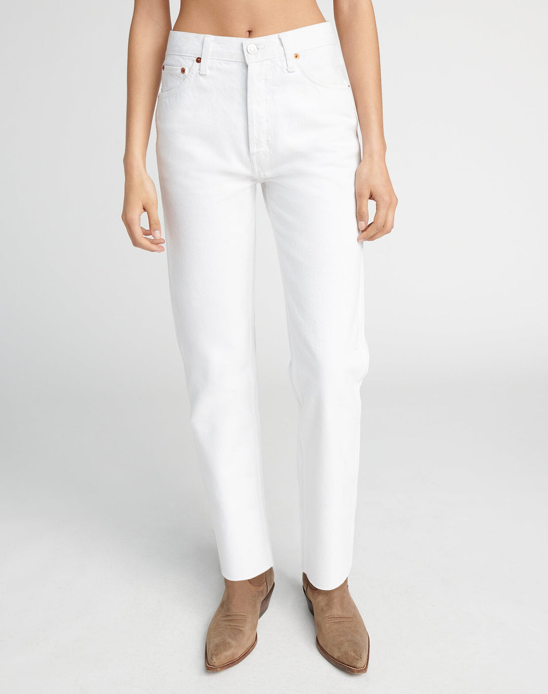 RE/DONE | Comfort Stretch High Rise Loose - White