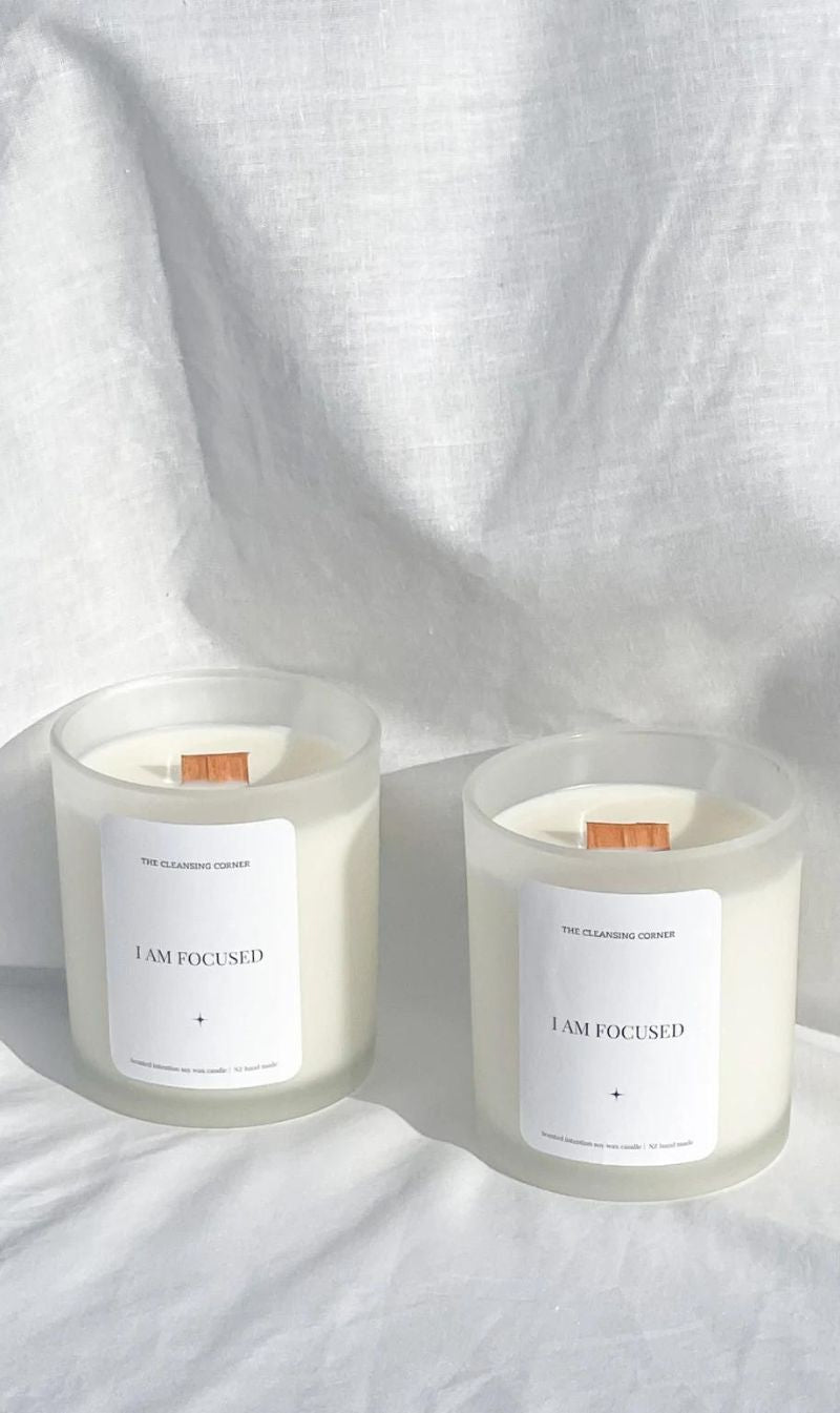 The Cleansing Corner | Affirmation Candle - I Am Focused