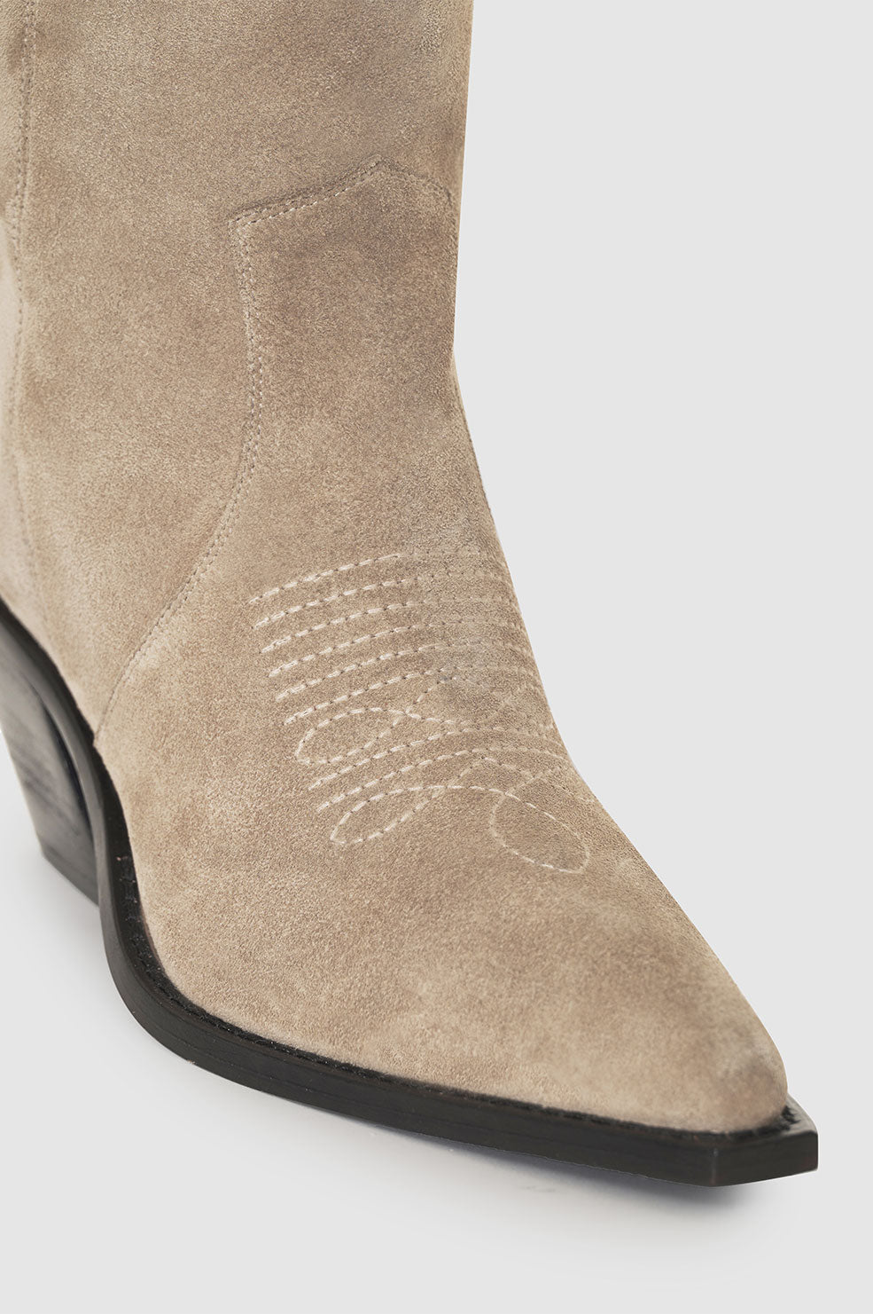 Anine Bing | Tall Tania Boots - Ash Grey Suede