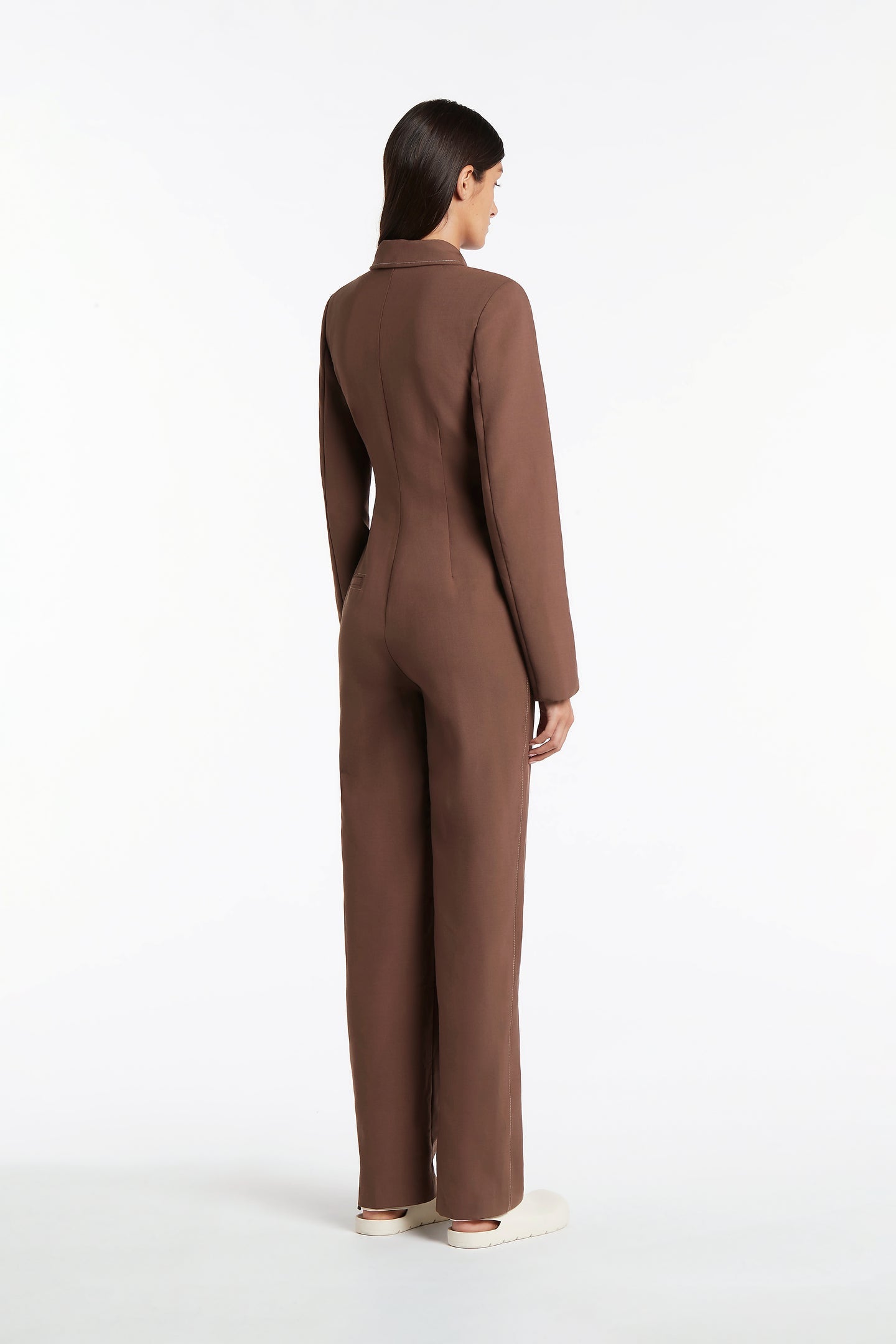 SIR THE LABEL | Adrien Jumpsuit - Chocolate