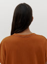 Bassike | Boxy T.Shirt Dress - Orange Rust