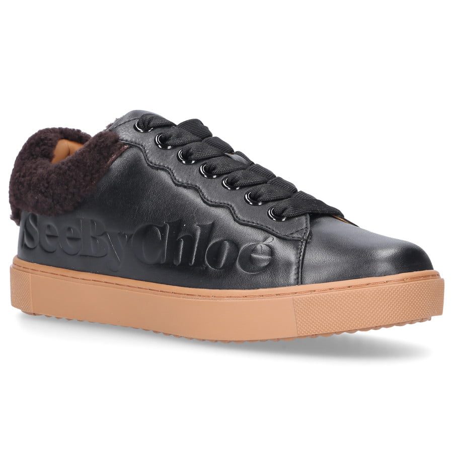 See by Chloé | Essie Sneaker - Shearling Nero