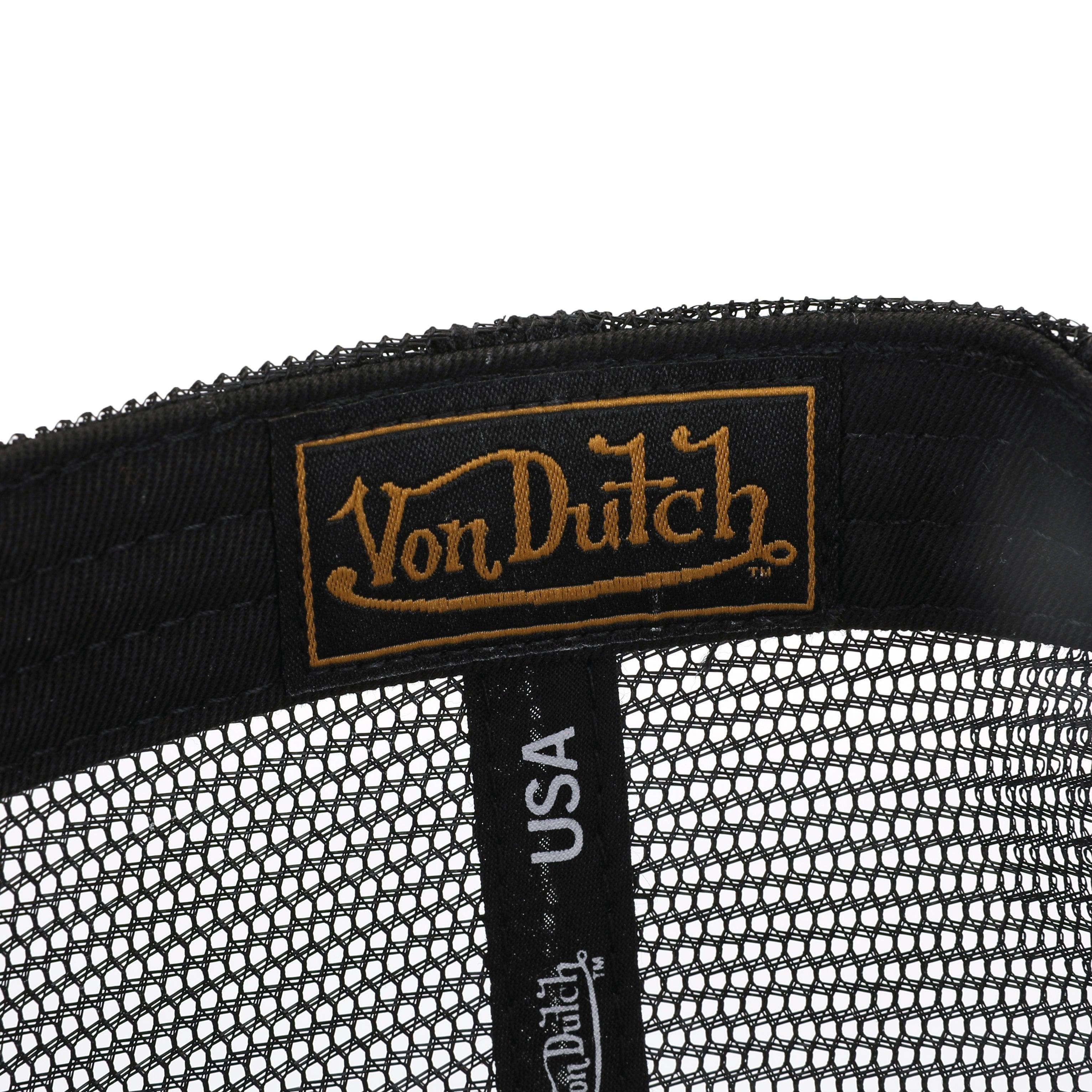 Von Dutch | Triple Black Trucker Hat - Black