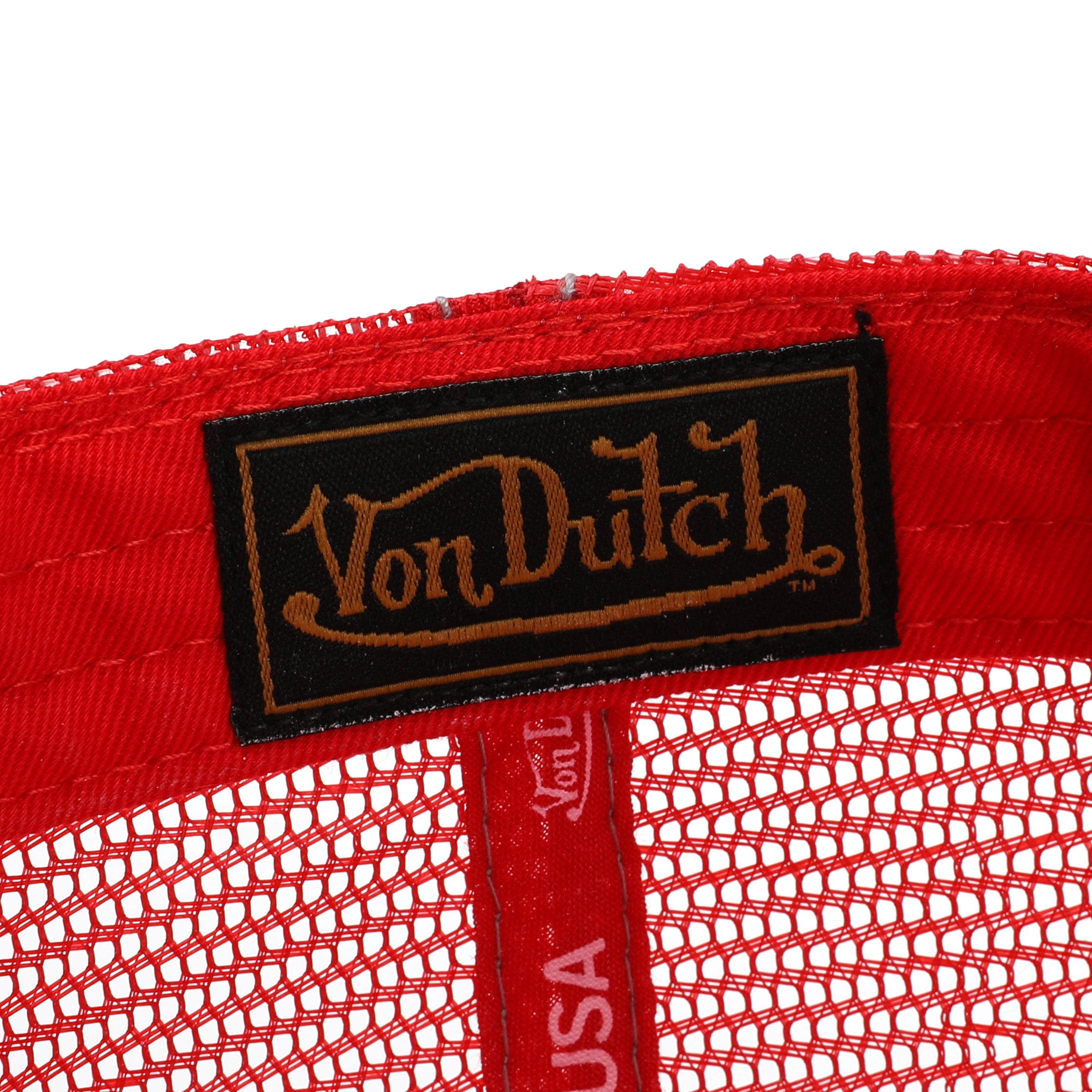 Von Dutch | White Red Trucker Hat