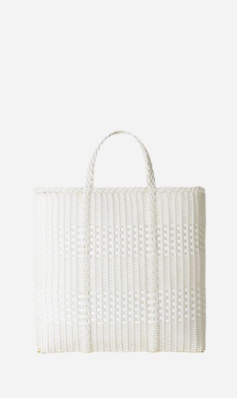 Palorosa | Large Lace Basket - White