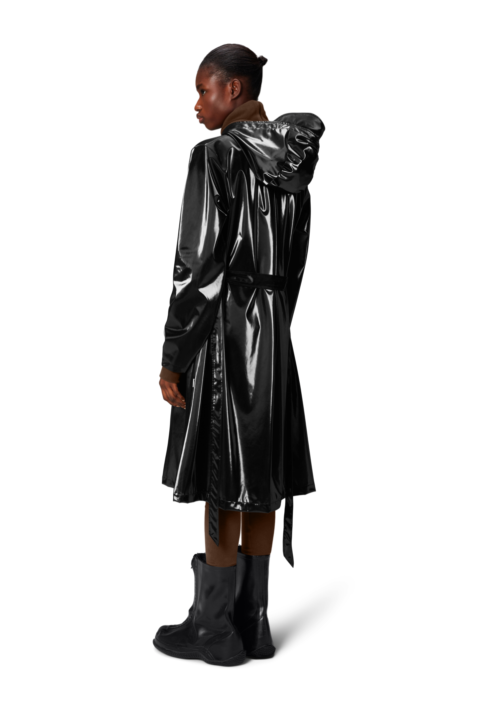 Rains | A-Line Longer Jacket - Night