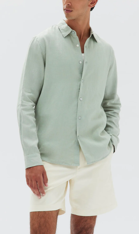 Assembly Label | Casual Long Sleeve Shirt - Nettle