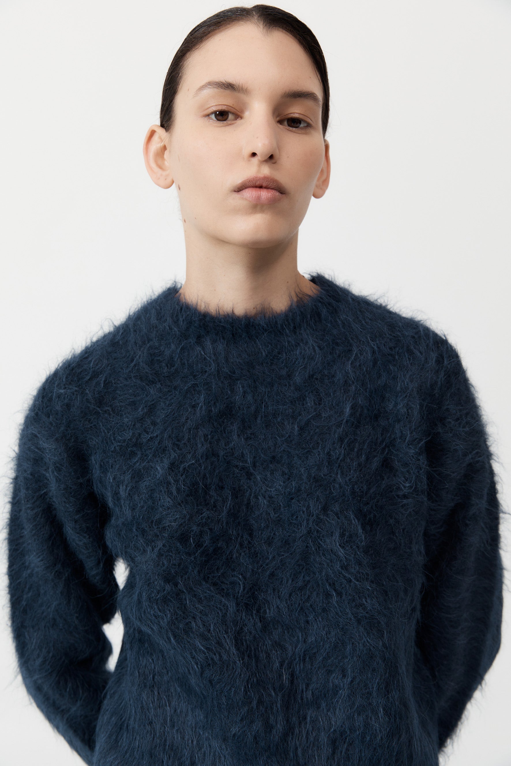 St Agni | Alpaca Sweater - Midnight Blue