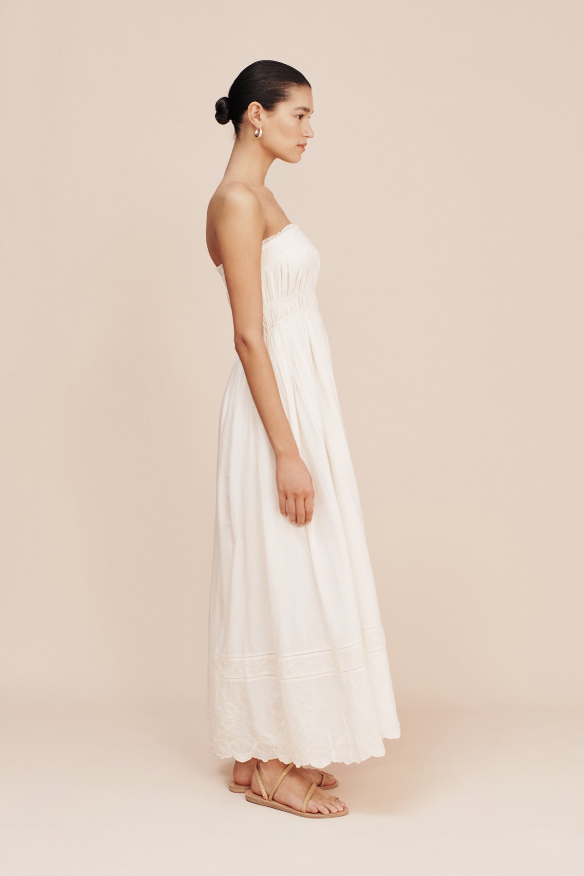 Posse | Mylah Strapless Dress - Cream