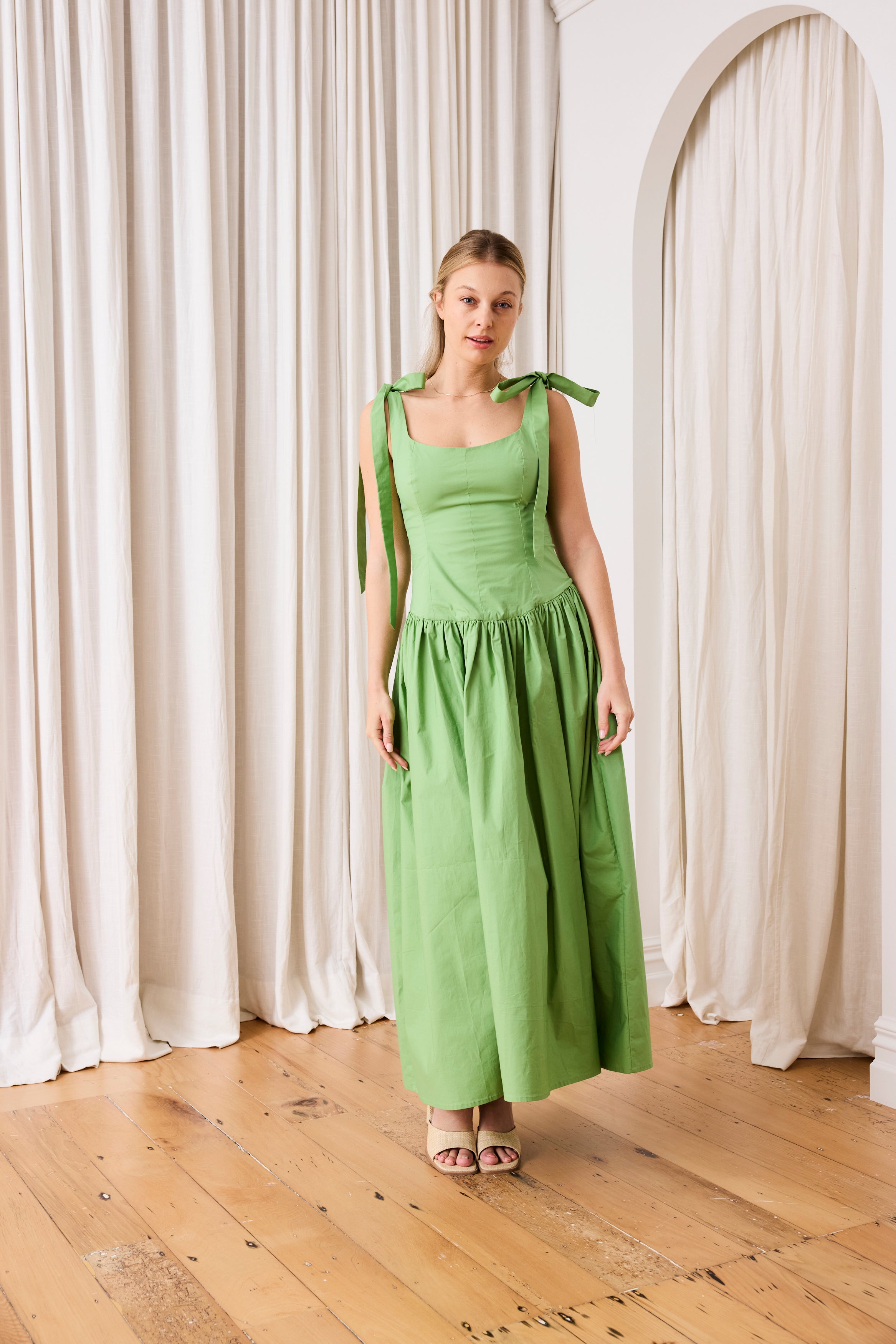 Caitlin Crisp | Daisychain Dress - Spring Green