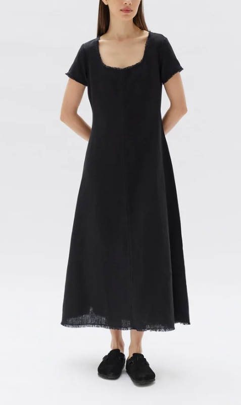 Assembly Label | Catalina Linen Dress - Black