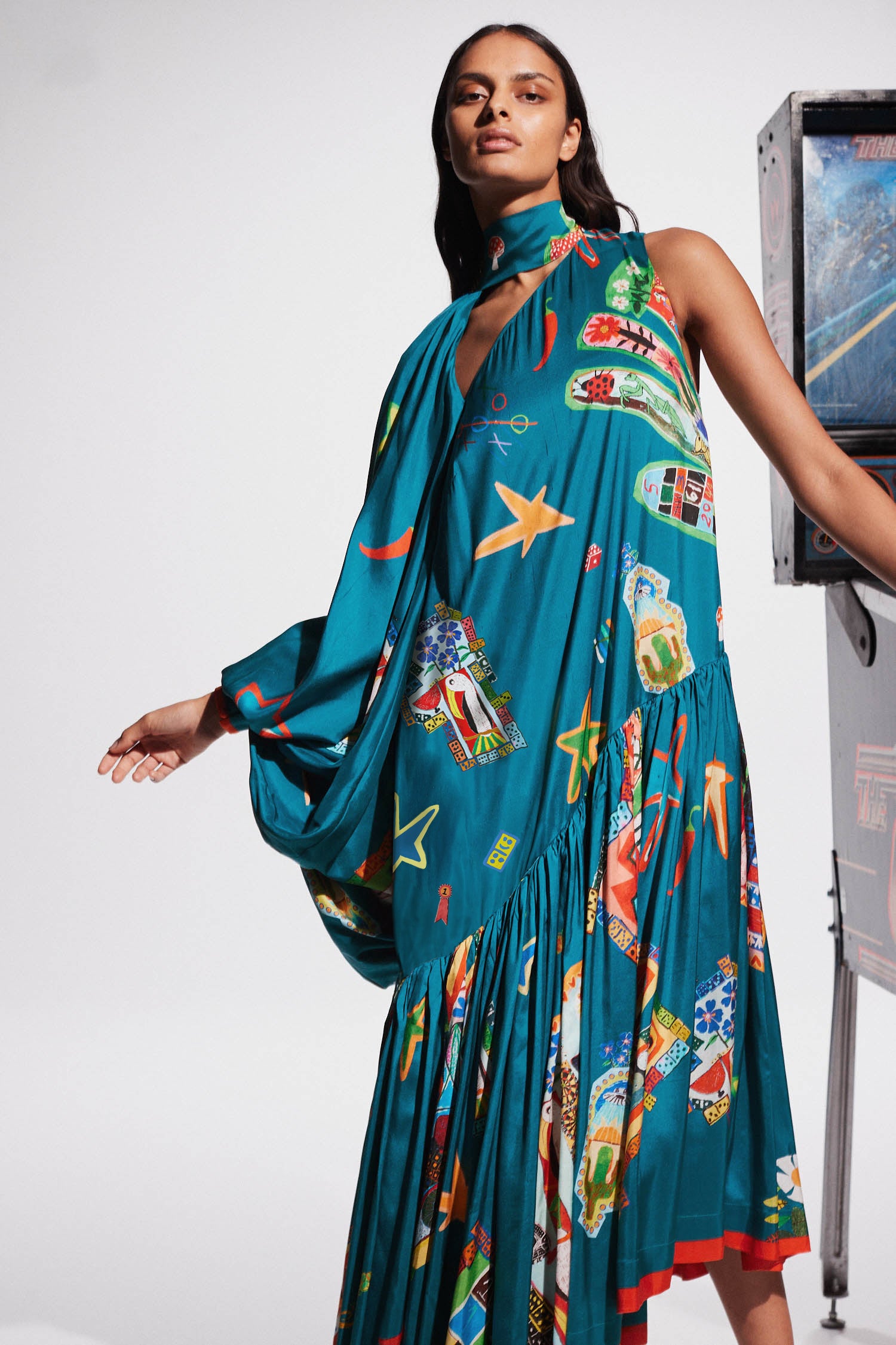 ALEMAIS | Rollers Gown - Print
